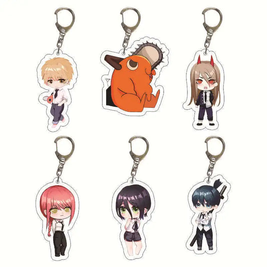 Chainsaw Man "Demon Hunter" Character Keychains