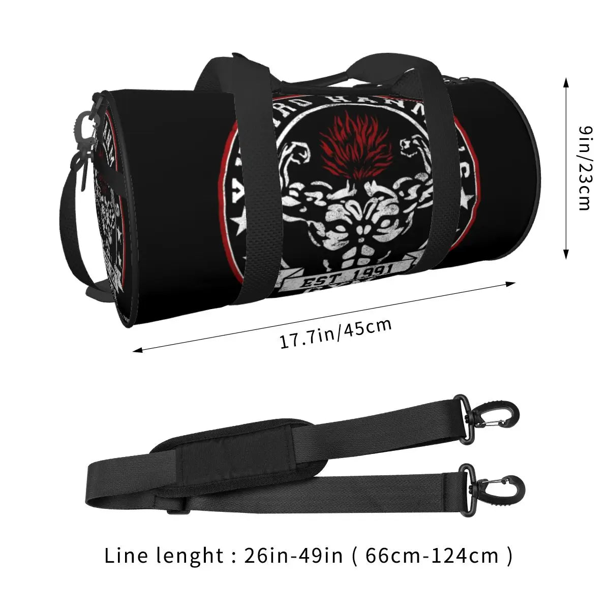 Yujiro Hanma "Ogre Power" Gym Bag