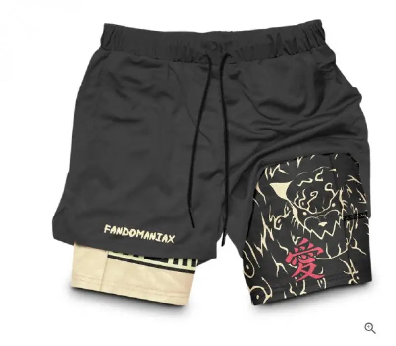 Naruto "Chakra Flow" Gym Shorts