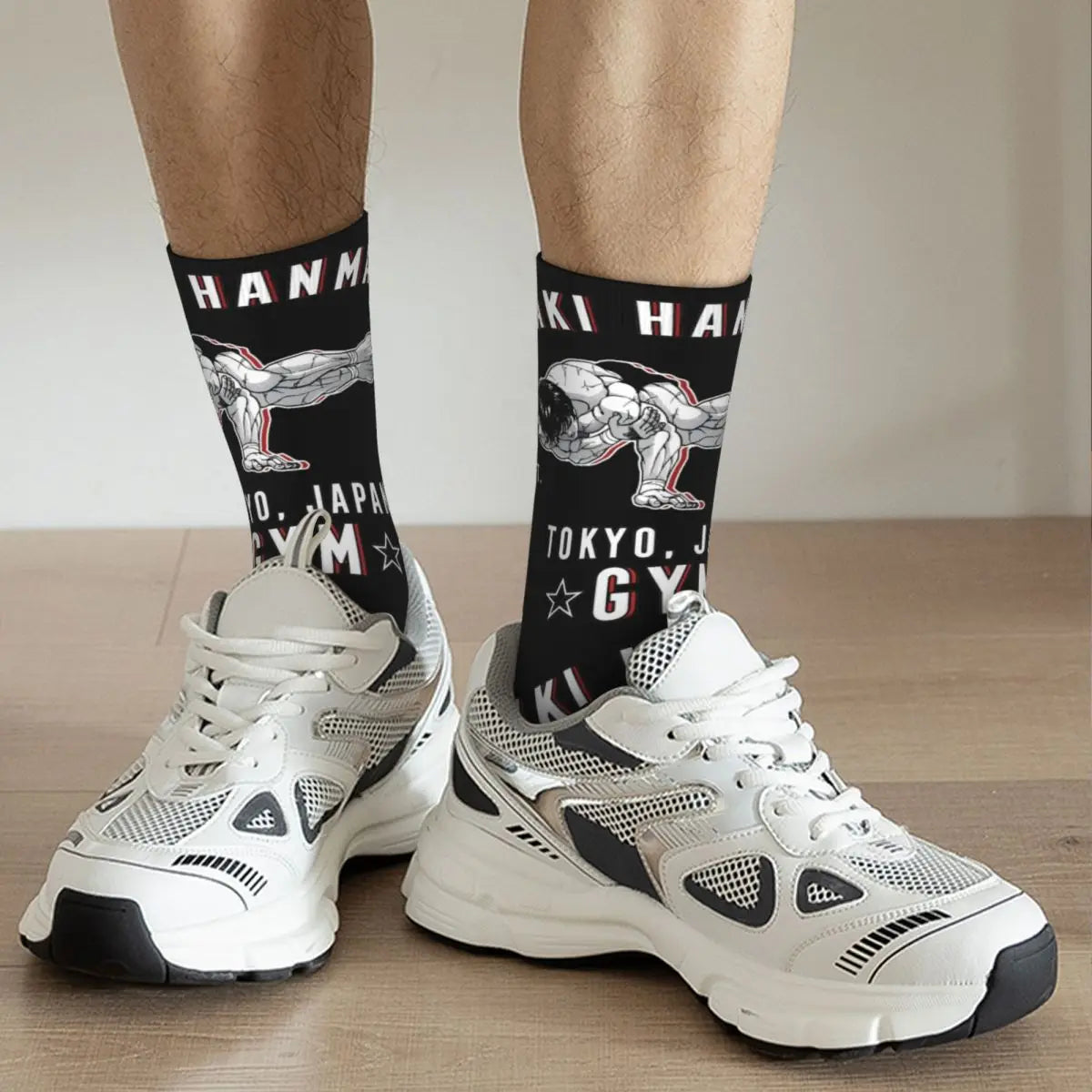 Baki Hanma Gym Socks