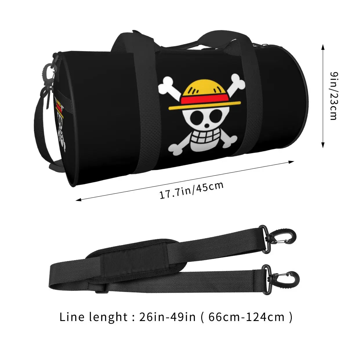 One Piece "Pirate King" Gym Bag