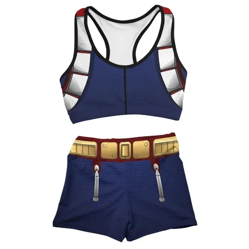 My Hero Academia “Hero in Training” Sports Bra and Shorts Set