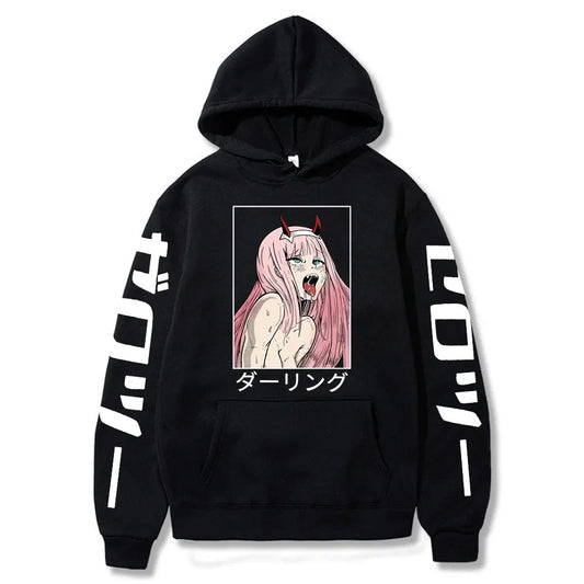 Darling In The Franxx Oversized Pump Cover Hoodie