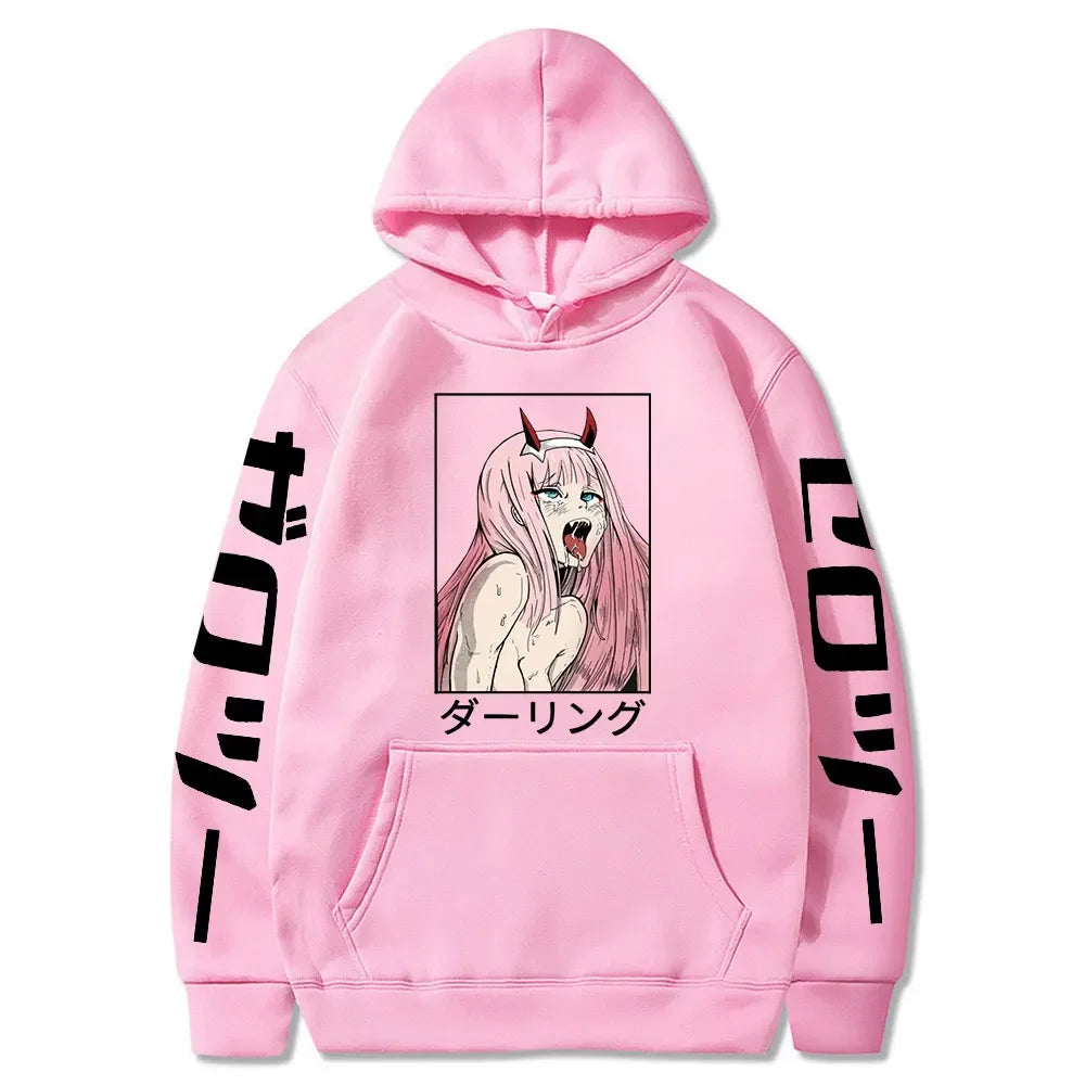 Darling In The Franxx Oversized Pump Cover Hoodie