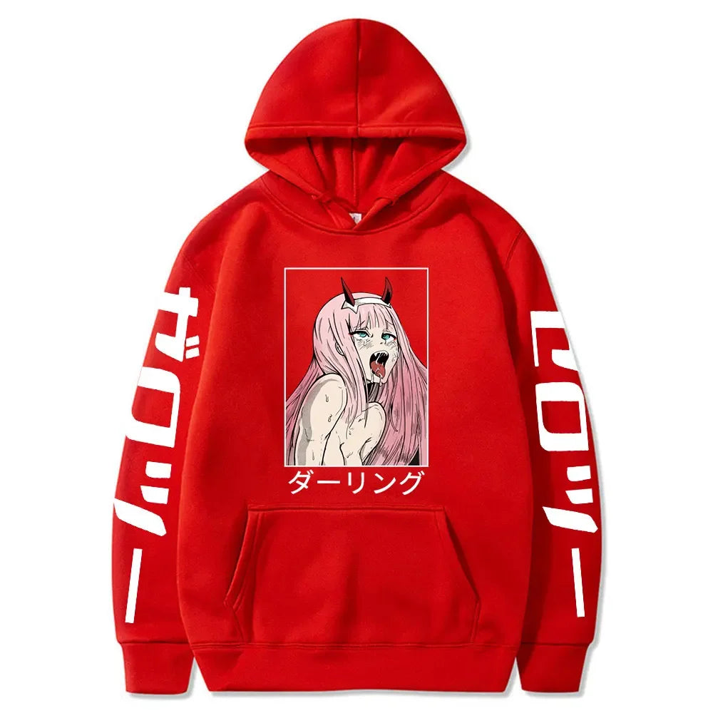 Darling In The Franxx Oversized Pump Cover Hoodie